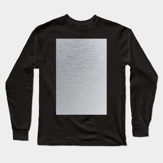 stainless steel texture Long Sleeve T-Shirt by homydesign